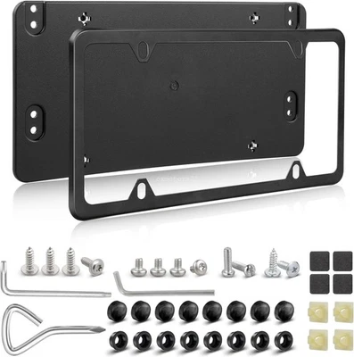 License Plate Mount Bracket / Frame for Mercedes-Benz CL GL S500 S550 S63 AMG Foto 1 de 4