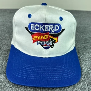 Vintage NASCAR Mütze Snapback Eckerd 200 Pepsi weiß blau bestickt KC Kopfbedeckung - Bild 1 von 13