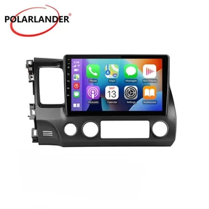 Reproductor de MP5 de 2 din radio Android 13 Carplay de 10,1 pulgadas para Honda Civic 2006-2011 - Imagen 1 de 23