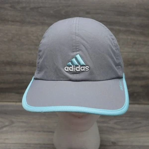 Adidas Sombrero Mujer Ajustable Gancho Lazo Correa Informal Gris Azul Clima Genial Atlético - Imagen 1 de 18