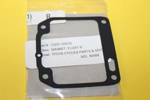 NOS SUZUKI FLOAT CHAMBER GASKET 1991 - 1997 GN125E LT-F160 OEM # 13251-20E20 - Foto 1 di 4
