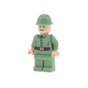 1x Lego Minifigure Indiana Jones Russian Guard 1 Green Hat 7626 7627 iaj013