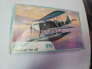 Azur Heinkel He 60 German 1930's-WWII Single Engine Float Plane 1:72 Model Kit - Picture 1 of 5