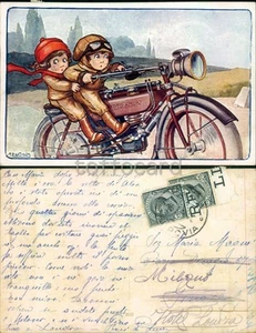 MOTOCICLISMO BAMBINI AUTORE BERTIGLIA-C93-118 - Picture 1 of 1