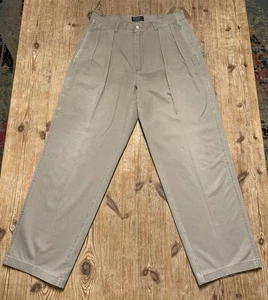Rare Vintage Late 80s Ralph Lauren Polo Pleated Chino 31 X 30 Made In USA - Picture 1 of 17