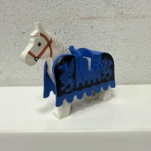 Lego Castle Ritter blaues Pferd Bardendrachen 2490px2 6086 6085 6060 1584 - Bild 1 von 6