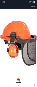 Climax Sicherheits-Helm Forstschutzhelm mit Gesichts- und Gehörschutz - Bild 1 von 2