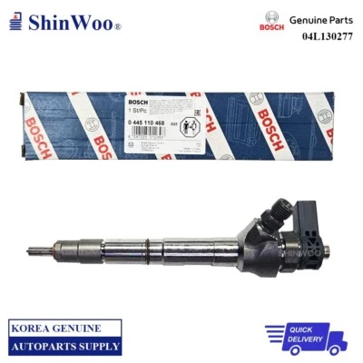 GENUINE BOSCH Diesel Fuel Injector 0445110468 Audi A3 A4 A5 Volkswagen Golf Bora - Image 1 of 3