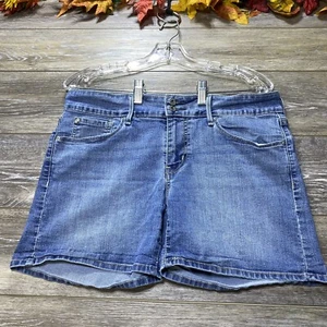Levi’s Shorts Size 10 Blue Denim Chino VINTAGE Denizen 5” Inseam Pockets - Picture 1 of 10