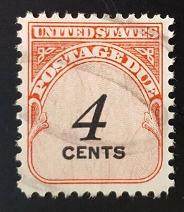 Scott J92 1959 4c portage fällige Briefmarke gebraucht aus Papier (4a) - Bild 1 von 2