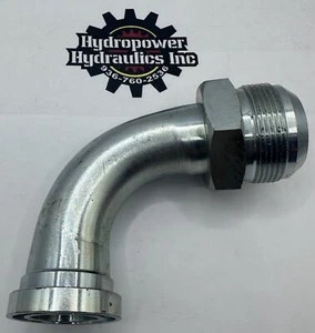 1704-24-16, Hydraulic, Fitting, Code 61, MJ-FL 90 - Picture 1 of 1