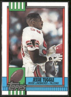 1990 Topps #479 Jessie Tuggle - Image 1 of 2