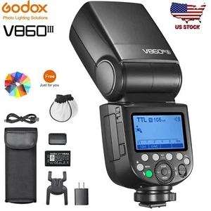 Godox V860III Wireless Camera Flash Speedlite 2.4G TTL Li-ion Battery for Sony - Picture 1 of 12