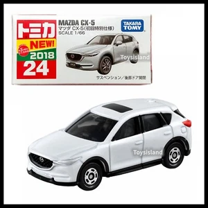 TOMICA 24 MAZDA CX-5 1/66  TOMY 2018 JAN NEW DIECAST CAR CX5 WHITE - Picture 1 of 4