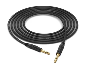 1/4 TRS to 1/4 TRS Cable | Mogami 3080 & Neutrik Gold Connectors | 7 Feet - Picture 1 of 1