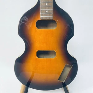 Sunburst Violín de 4 Cuerdas Estilo Bajo Cuerpo de Arce Tigre, Cuello Diapasón de Palisandro - Imagen 1 de 14