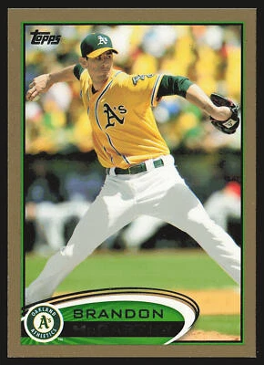 2012 Topps #73 Brandon McCarthy Gold #/2012 SN - Image 1 of 2