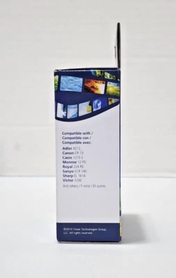 Cinta de impresora compatible Dataproducts IR-40T para Casio - negra y roja - R1427 Foto 1 de 4