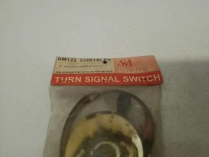 SM122 SHEE-MAR Turn Signal Switch Fits 87 Sundance Without Tilt - Picture 1 of 3