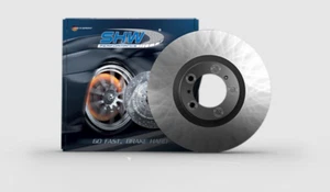 SHW Left Front Monobloc Rotor (95B615301T) Fits 15-18 Macan S 3.0L w/o Ceramics - Picture 1 of 10