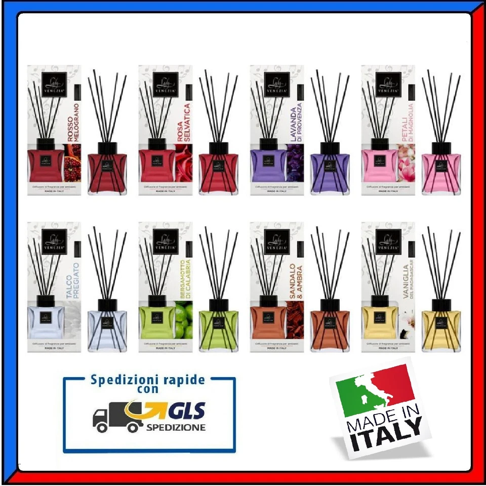 Profumatori Profumi per Ambiente da 200ml Diffusore Aromi con Bastoncini Grande - Immagine 1 di 1