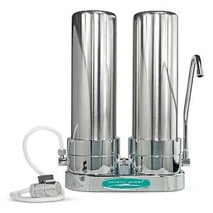 Crystal Quest Fluorid Arbeitsplatte Wasserfiltersystem (Edelstahl) - Bild 1 von 21