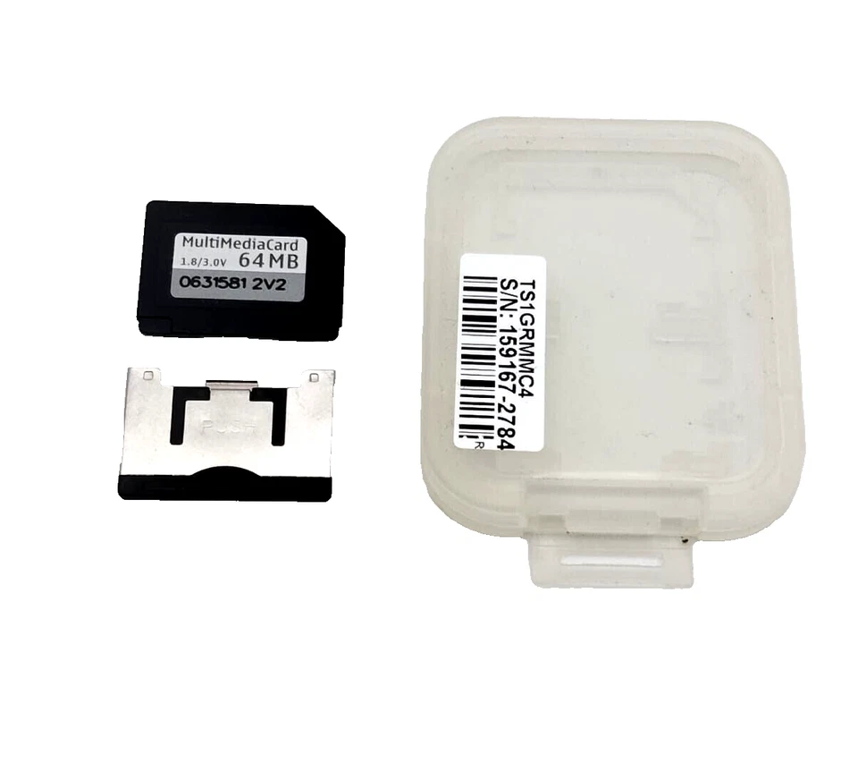 Memoria MMC 64MB MultiMediaCard 1 8V 3 0V modello 0631581 2V2 usata funzionante - Immagine 1 di 1