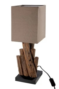 Lampe Tischlampe "Twigs" in braun/schwarz - Treibholz-Optik NEU - Bild 1 von 3