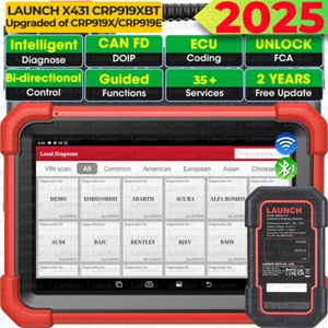2025 LAUNCH X431 CRP919XBT Strumento Diagnostica Auto Tutti Sistemi Codifica ECU - Imagen 1 de 14