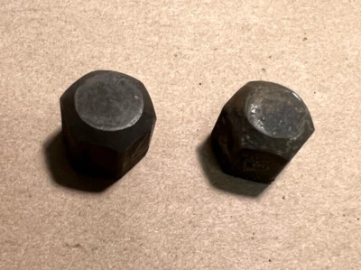 1965 1966 - 1968 & Other Ford Mustang A/C Compressor Valve Brass Caps OEM (2) - Image 1 of 2