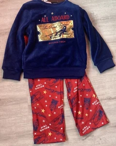 PIJAMAS NIÑOS NIÑAS RARO THE POLAR EXPRESS NAVIDAD NAVIDAD PJS NUEVO CON ETIQUETAS 2-3 AÑOS - Imagen 1 de 17