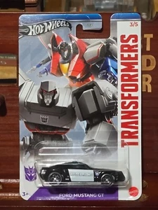 🔥🔥2024 Hot Wheels Transformers Police Ford Mustang GT🔥🔥 3/5 Re-released  - Picture 1 of 3
