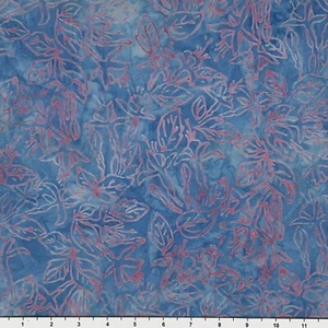 15 Yards Bolt Robert Kaufman Artisan Batik Outline Fuchsia Flower Fabric Cotton - Picture 1 of 1