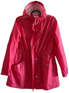 Charter Club Women's packable waterresistant short rain jacket us size PM - Picture 1 of 9