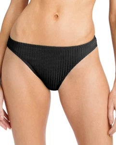 Robin Piccone E2855 Yasmine Hipster Bikini Bottoms, Size Medium in Black - Picture 1 of 2