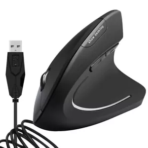 6D USB Wired Ergonomic Vertical Optical Mouse Mice For PC Laptop US Warehouse - Picture 1 of 1