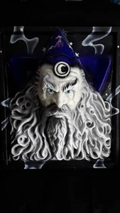 VINTAGE 1994 R. MARINO METAPHSYQUE 3D WALL SCULPTURE _ MAGICIAN - Picture 1 of 4