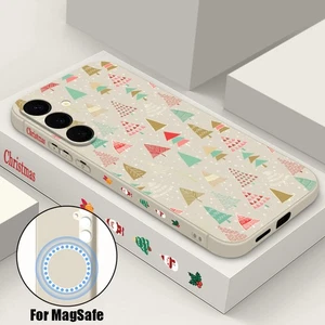 Magsafe Case For Samsung S25 S24 Ultra S23 A56 A16 A55 Christmas Tree TPU Cover - Picture 1 of 15