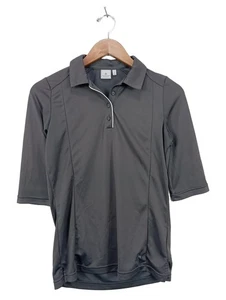 CROSS Polo-Shirt Damen Shirt Gr. DE 36 hellgrau Casual-Look - Bild 1 von 7