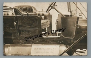 RPPC Irvin Mfg Builders Photo Car Automobile INDIANAPOLIS IN Real Photo Postcard - Picture 1 of 2