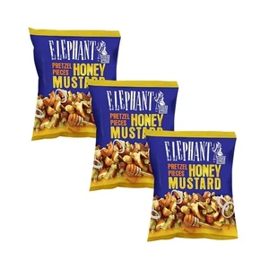 3 piezas de pretzel de mostaza miel elefante 125 g - Imagen 1 de 2