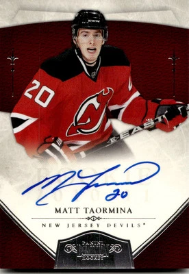 2011-12 Set Break Matt Taormina RC Auto /199 New Jersey Devils #195 - Image 1 of 2