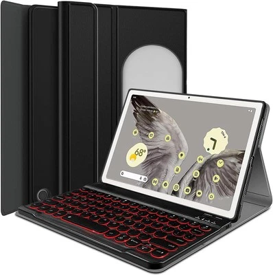 Backlit Keyboard Case for Google Pixel Tablet 11 Inch 2023, 7 Colors...  - Image 1 of 4