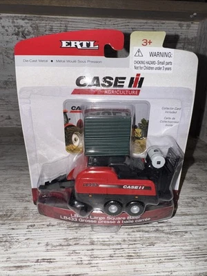 1/64 Scale Case IH LB433 Large Square Baler Die-Cast Ertl Hay Equipment - Image 1 of 4