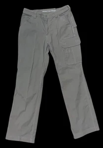 Duluth Trading Flex Fire Hose Relaxed Fit Cargo Work Pants Men's 38 x 34 Green - Picture 1 of 9