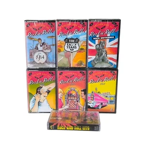 The Golden Age of Rock 'n' Roll - 6pcs Audio Cassettes New, Sealed + Bonus - Picture 1 of 6