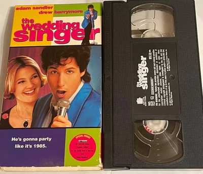 VHS The Wedding Singer 1998 Adam Sandler Drew Barrymore Comedy - Image 1 of 3