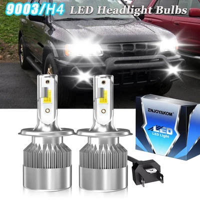 Faros LED H4 de haz alto/bajo 6000K bombillas para Isuzu Rodeo Sport 2001-2003 2 piezas Foto 1 de 4