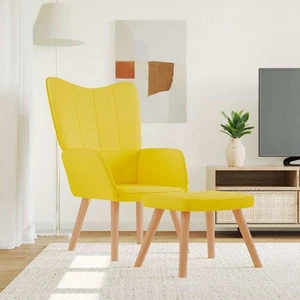 Sillón de Relax Silla de Relajación Comedor Asiento de Salón Cocina Tela vidaXL - Imagen 1 de 36