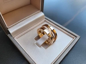 Bvlgari B-Zero 1 Ring 0,19ct Brillant 750/18K Rosegold Gr. 55Box/Papiere/Legend - Bild 1 von 10